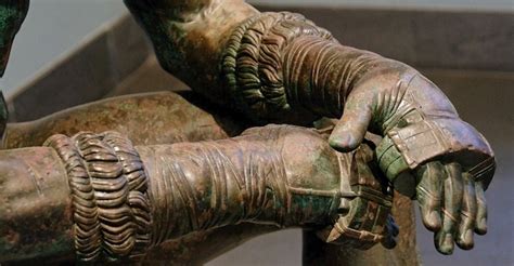 roman boxing gloves metal|greek boxing gloves.